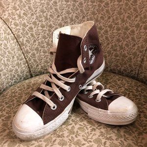 Brown Converse All Star Chuck Taylors sz M 5 W 7